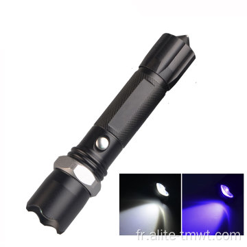 Lampe de poche UV UV LED 395NM LED à alimentation uvable